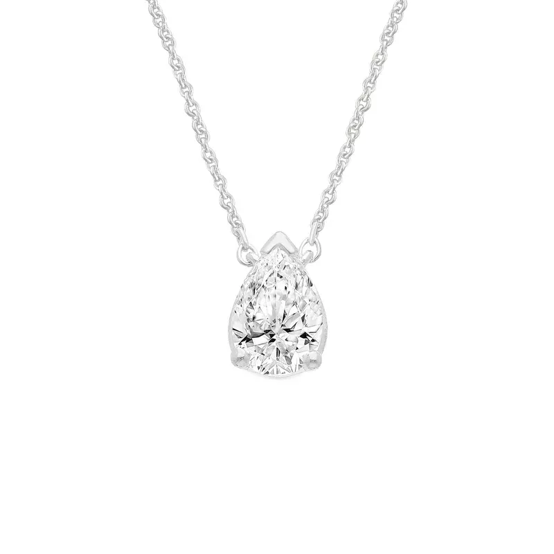 0.26ct Lab Grown Diamond Necklace in 9K White Gold