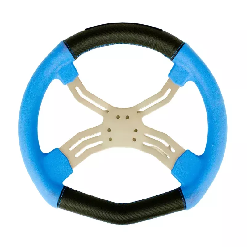 0083.ES OTK EOS 6 Hole Four Spoke Steering Wheel with High Grip Hand Material