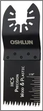 1-1/3″ Precision Japan HCS Oscillating Tool Blade, 3pk (Uni-Fit), Oshlun MMC-1003