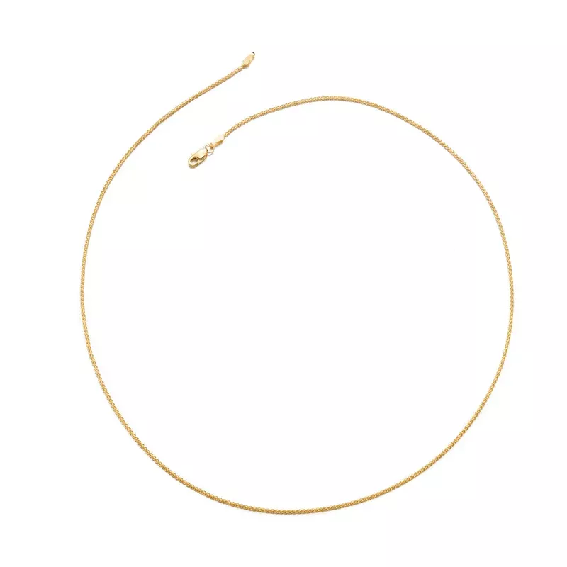 1.2mm Gold Wheat Chain