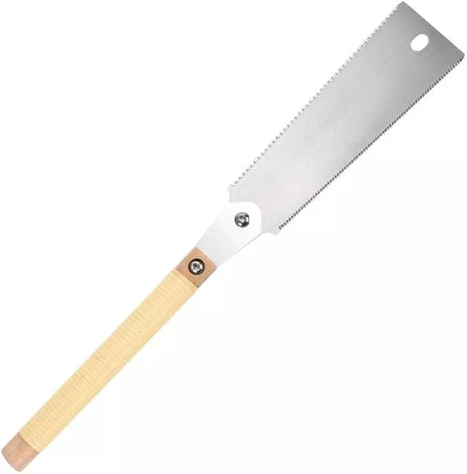 10” SK5 Blade Hand Saw, Double Edge 3 Side Grinding Teeth Japanese Pull Saw, Impulse Hardening Steel Teeth,Sharp and Light Woodworking Tools Gift for Men Women Carpenter and DIY Hobbyist