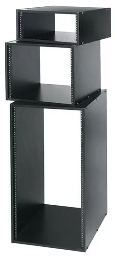 10SP(17.5")RACK,16"DP BLACK LAMINATE KD RACK