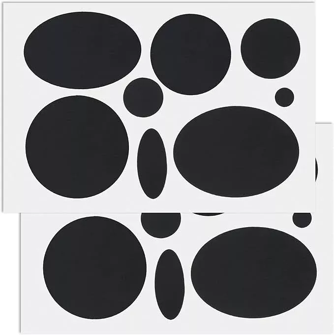 16PCS Down Jacket Repair Patch, Self Adhesive Puffer Jacket Repair Kit, Black Nylon Fabric Repair Tape for Coats, Tents, Sleeping Bags