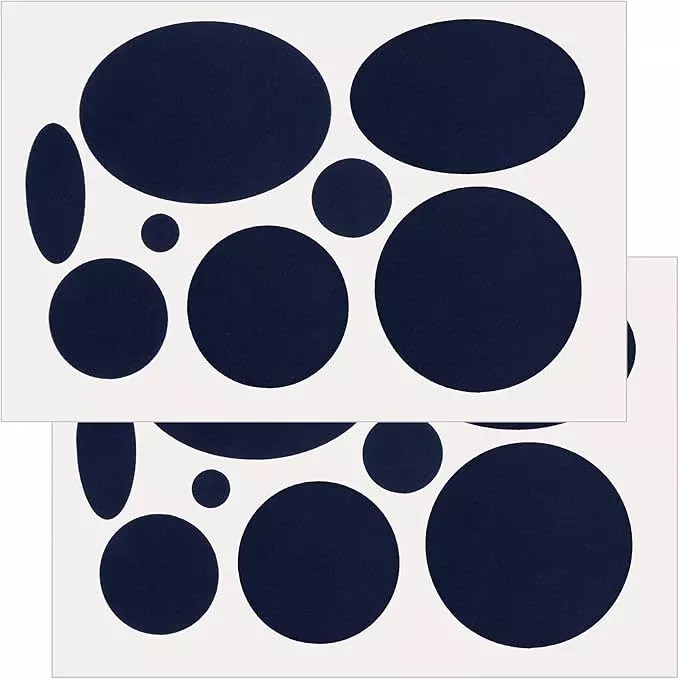 16PCS Down Jacket Repair Patch, Self Adhesive Puffer Jacket Repair Kit, Navy Nylon Fabric Repair Tape for Coats, Tents, Sleeping Bags