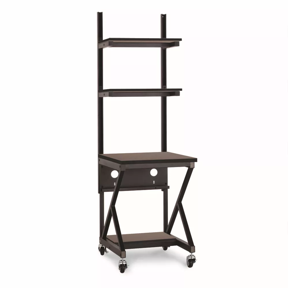 24" Performance 100 Series LAN Station - African Mahogany
