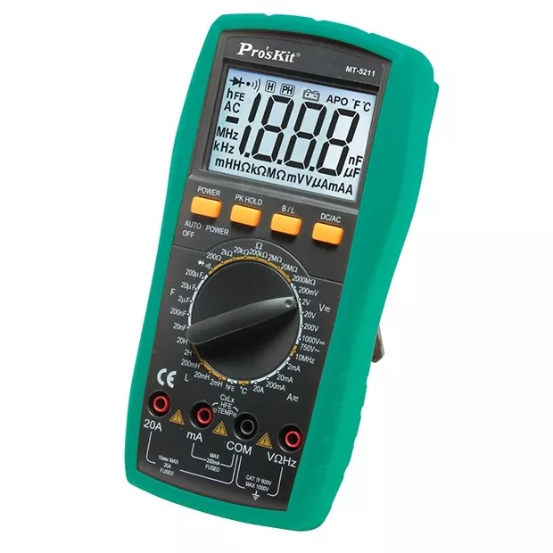 3-1/2 Digits 1999 Counts Professional Grade Digital LCR Multimeter