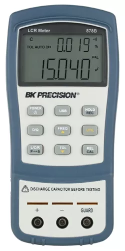 40,000 Count Dual Display Handheld LCR Meter, 2 Frequencies: 120 Hz, 1KHz