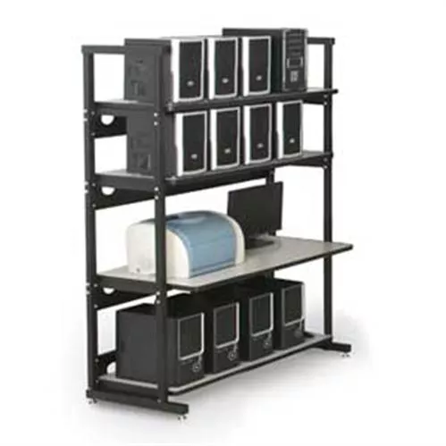 48" 4 Post, 4 Shelf Performance Plus Heavy Duty LAN Station