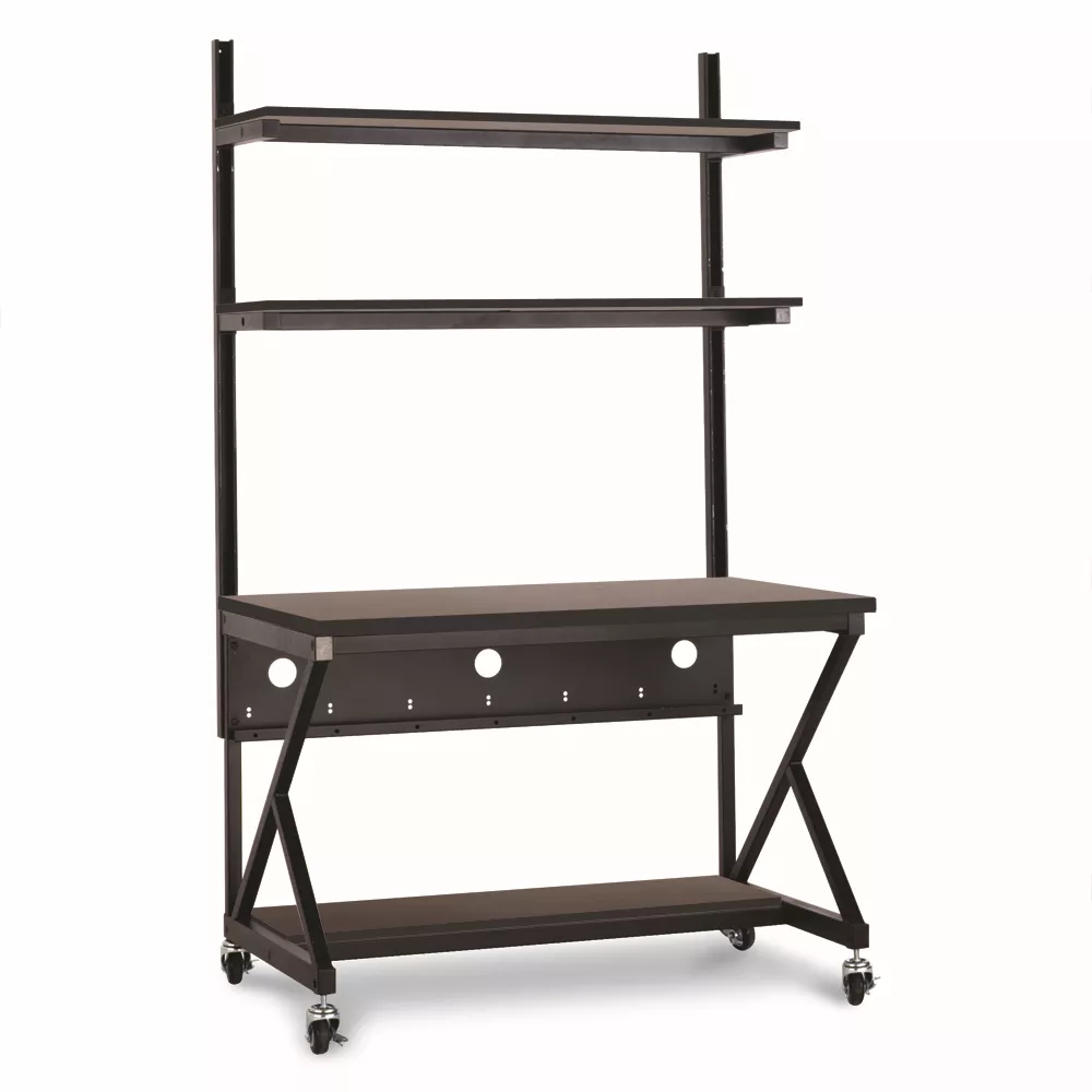 48" Performance 100 Series LAN Station - African Mahogany