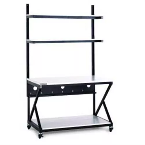 48" Performance 200 Series LAN Station - Folkstone / Work Bench with Full Bottom Shelf