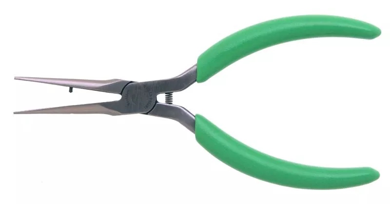 5 1/2" ESD Safe Serrated Jaws Long Nose Wiring and Pick-Up Plier, Carded