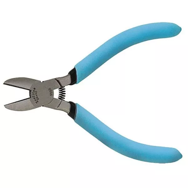 5" ESD Safe Semi-Flush Oval Head Diagonal Lead Cutter with Spring