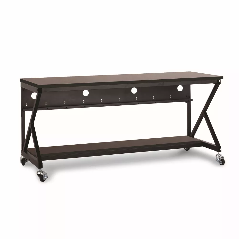 72" Performance 400 Series LAN Station - African Mahogany