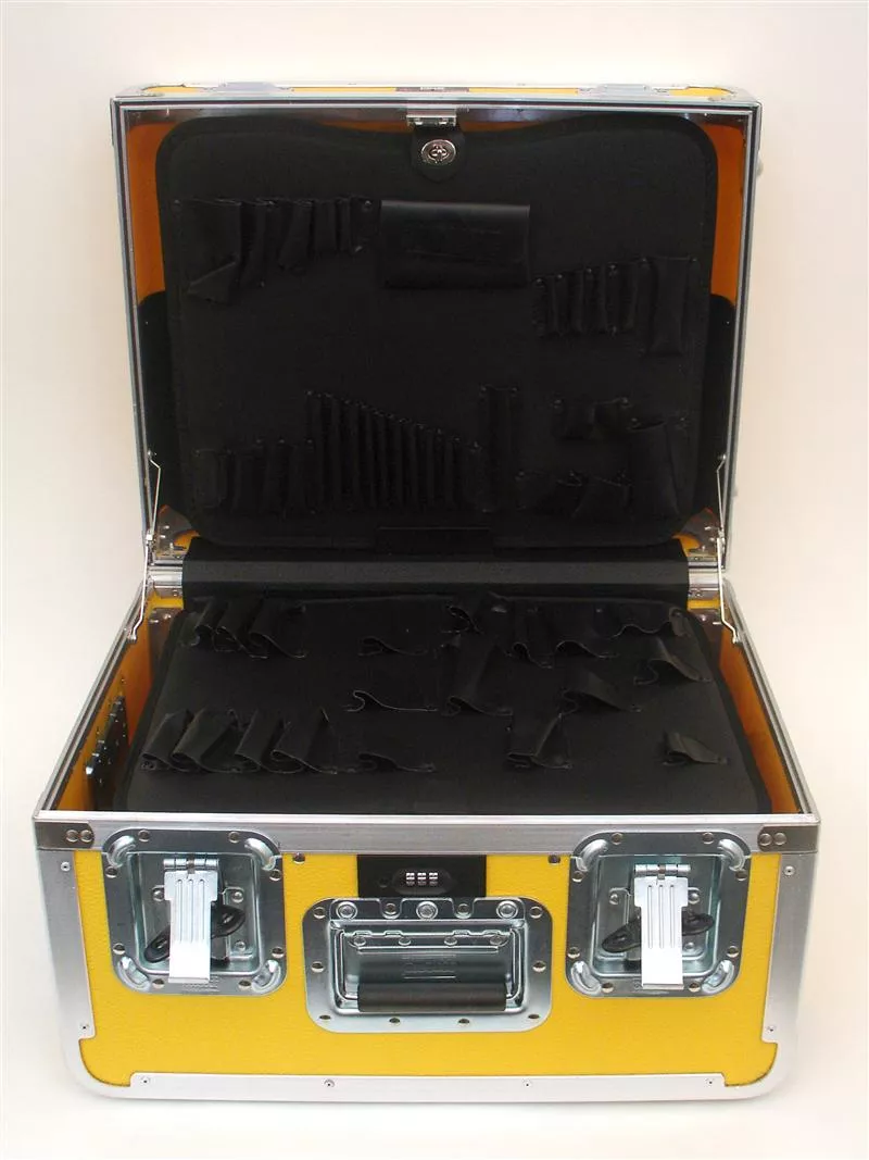 757THY-CB GUARDSMAN ATA TOOL CASE WITH WHEELS AND TELESCOPING HANDLE, YELLOW