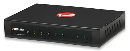 8-Port Gigabit Ethernet Switch Metal