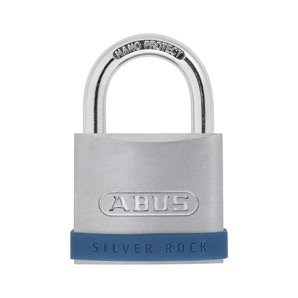 Abus Silver Rock 5/50HB25 Padlock Solid Zinc Body 63829