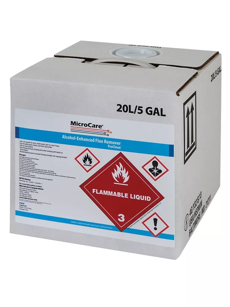 Alcohol-Enhanced Flux Remover - ProClean™ 5-gallon - 19L cubitainer