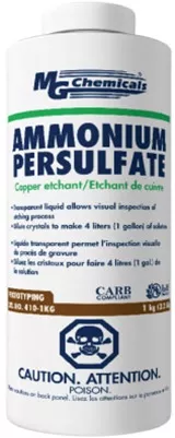 Ammonium Persulfate (Copper Etchant), 1 kilogram (2.2 lbs.) crystals