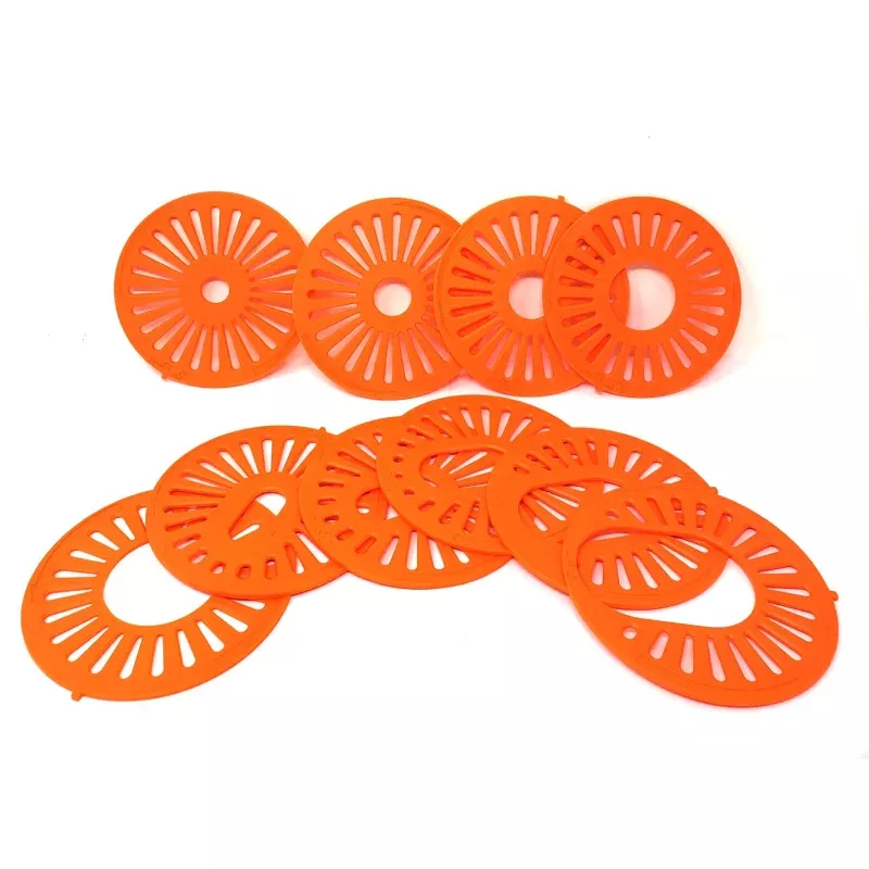 [AT6535-TPS] Throat Plate Set, 10 Pcs (Includes Bevel And Horizontal Throat Plates, Sizes 2, 1-1/2, 1, 3/4, And 1/2) for WEN AT6535