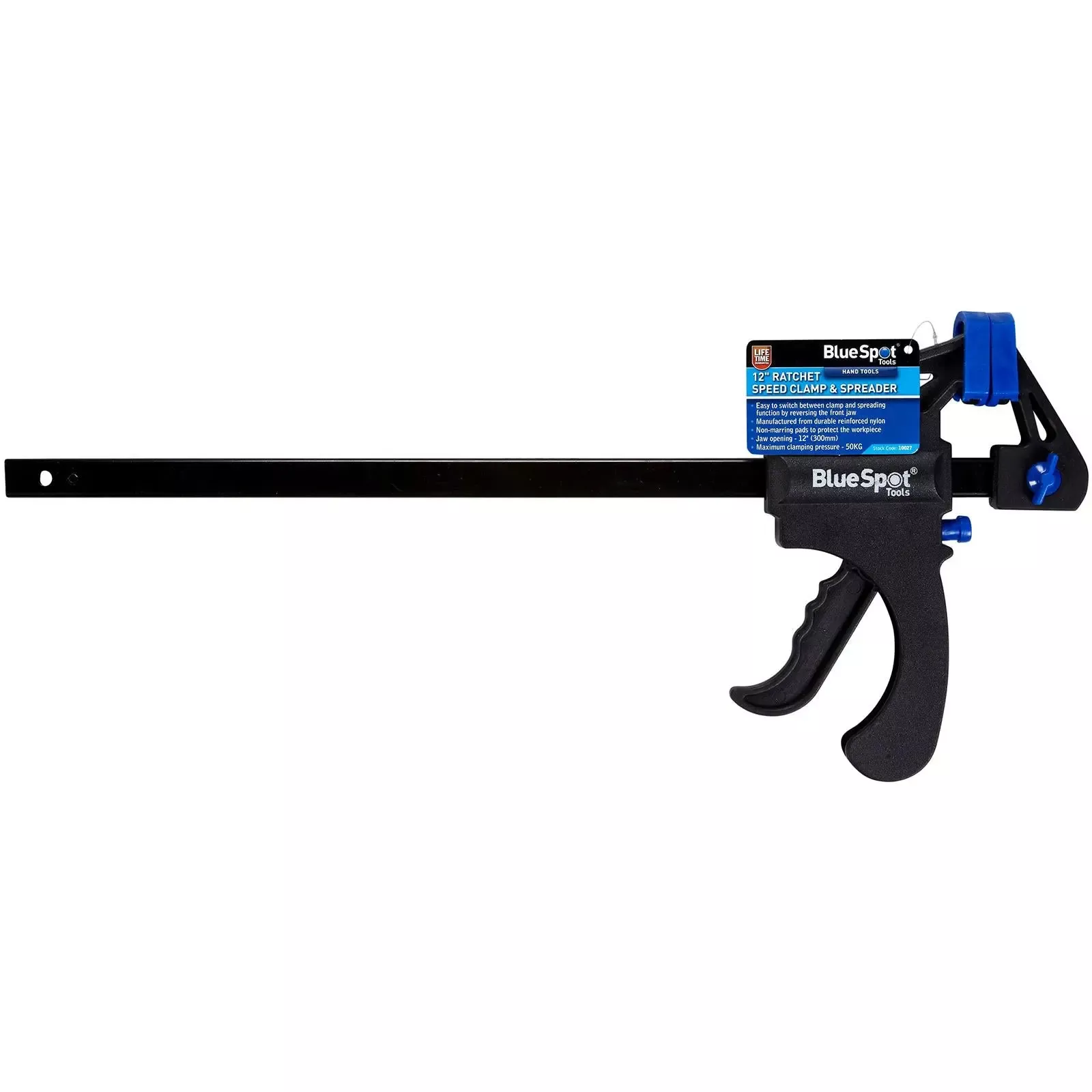 BlueSpot 12" Ratchet Speed Clamp and Spreader