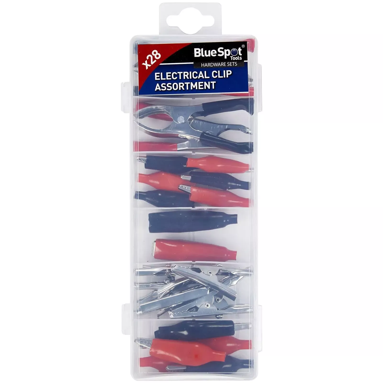 BlueSpot Assorted Electrical Clip Set 28pc