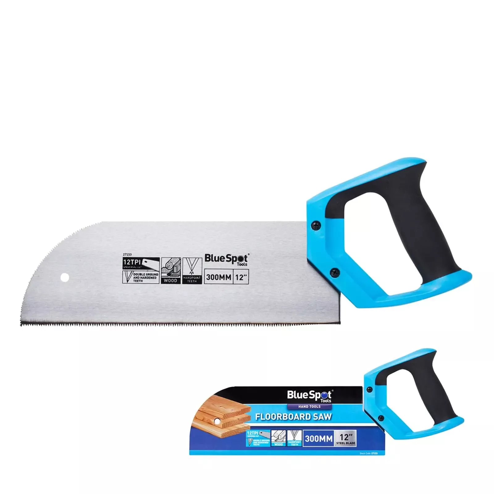 BlueSpot Floorboard Saw 300mm 12in 12TPI