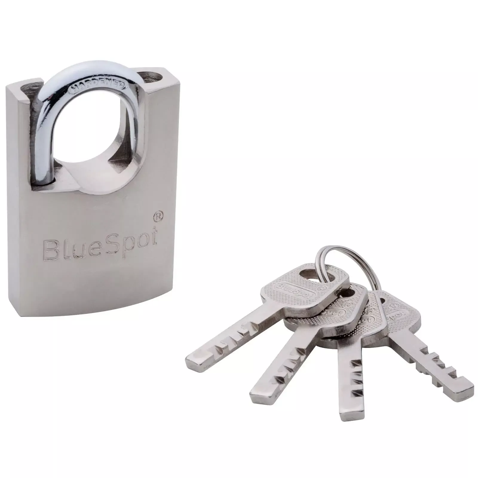 BlueSpot Shrouded Satin Finish Padlock 40mm