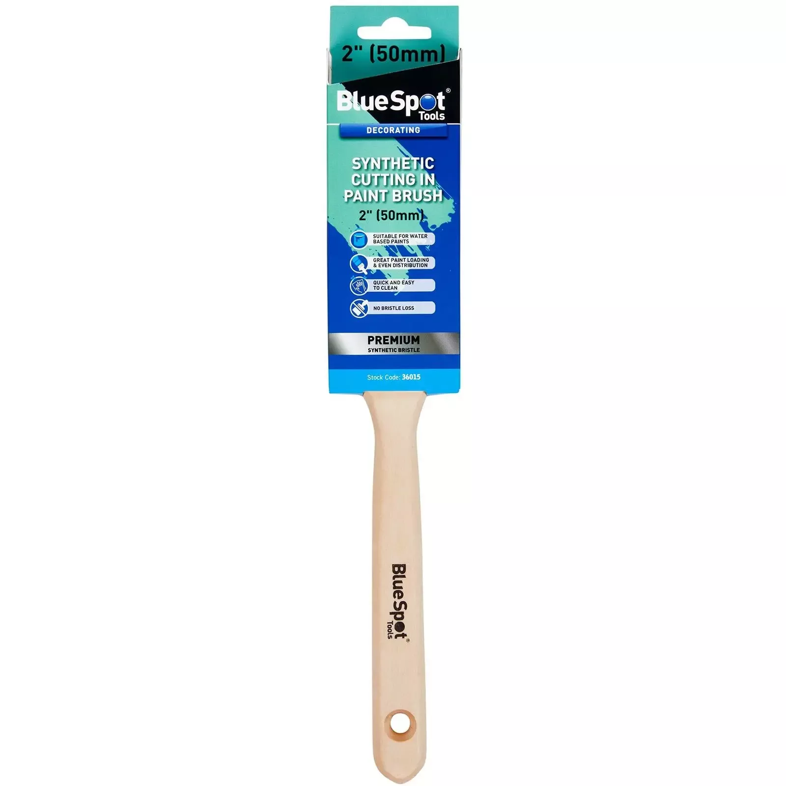 BlueSpot Synthetic Cutting In Paint Brush 2" (50mm)
