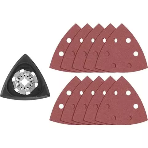 Bosch OSL350SPDK 11-Piece Starlock Oscillating Multi-Tool Delta Sanding Pad Kit