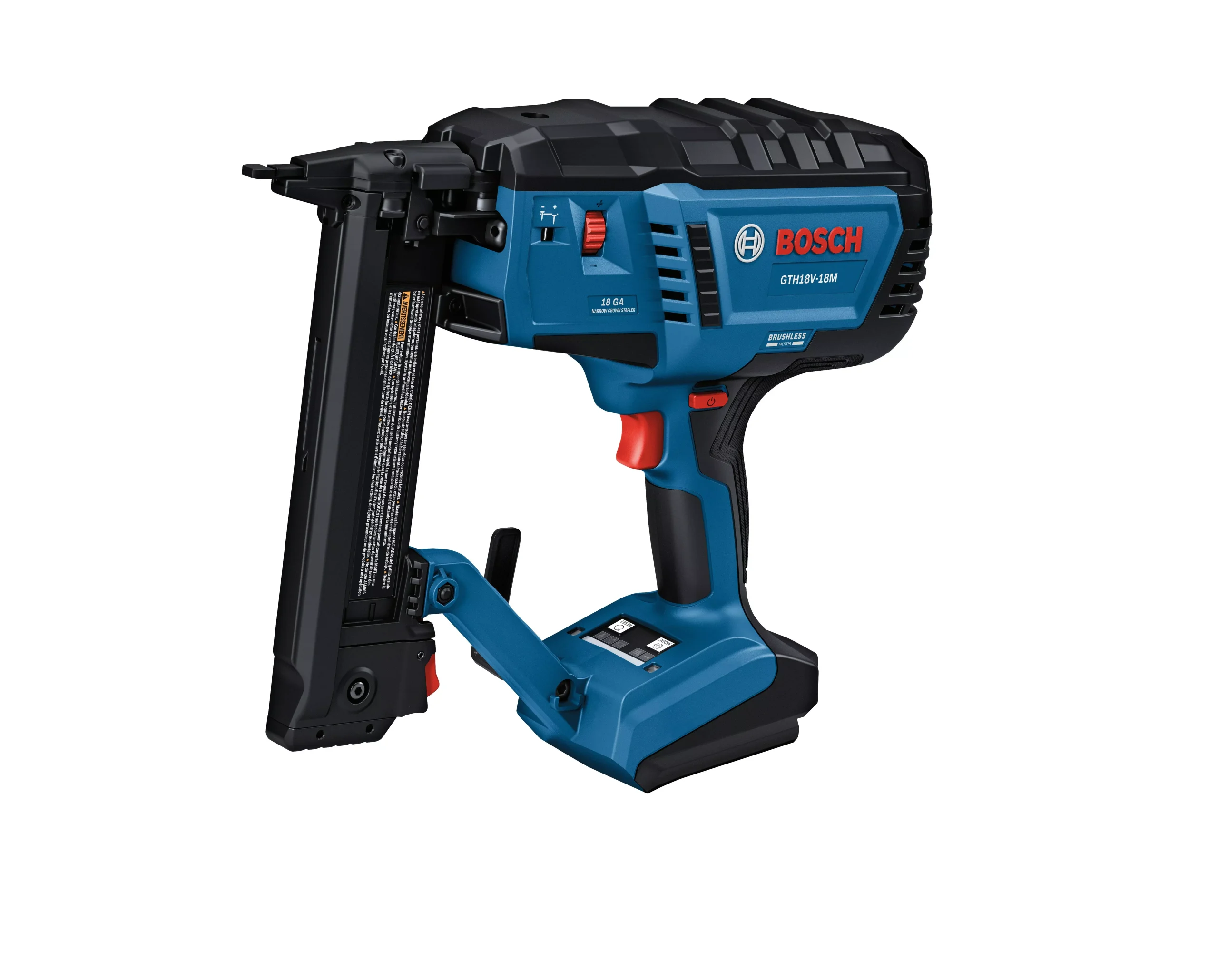 Bosch Power Tools 18V 18-Gauge Narrow Crown Stapler GTH18V-18MN