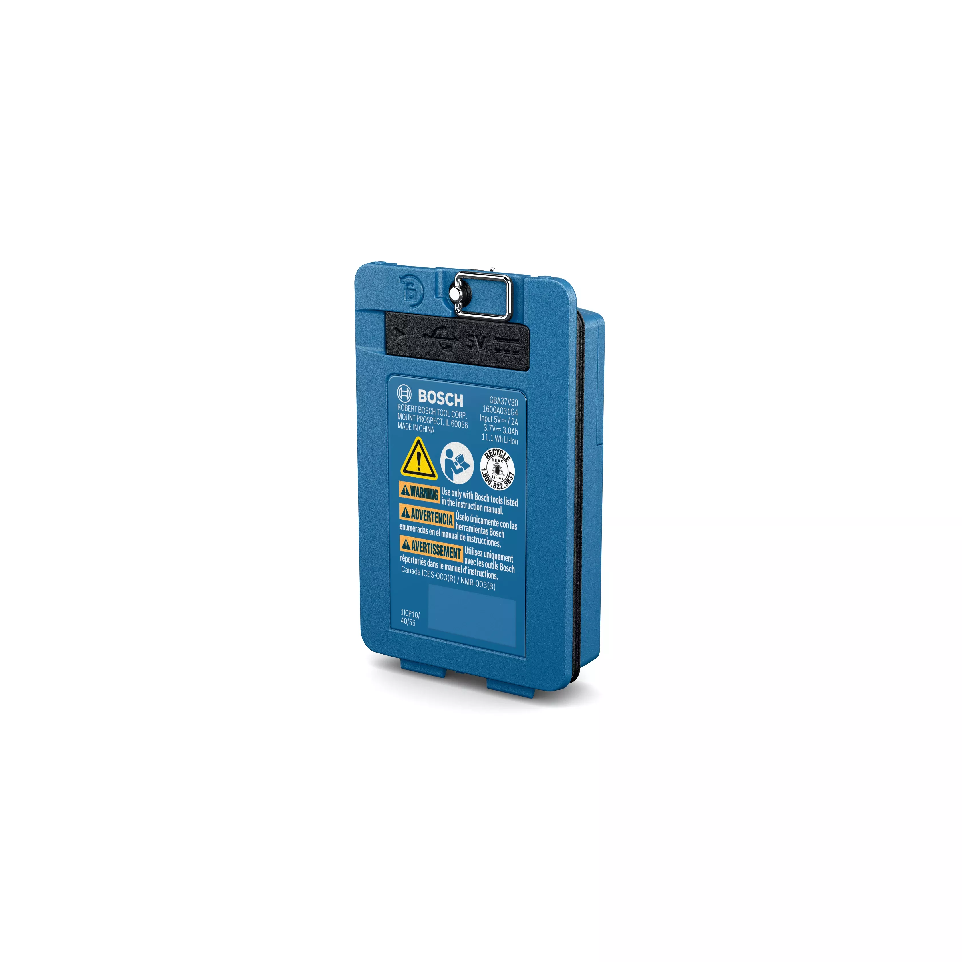 Bosch Power Tools 3.7V Lithium-Ion 3.0 Ah Battery GBA37V30