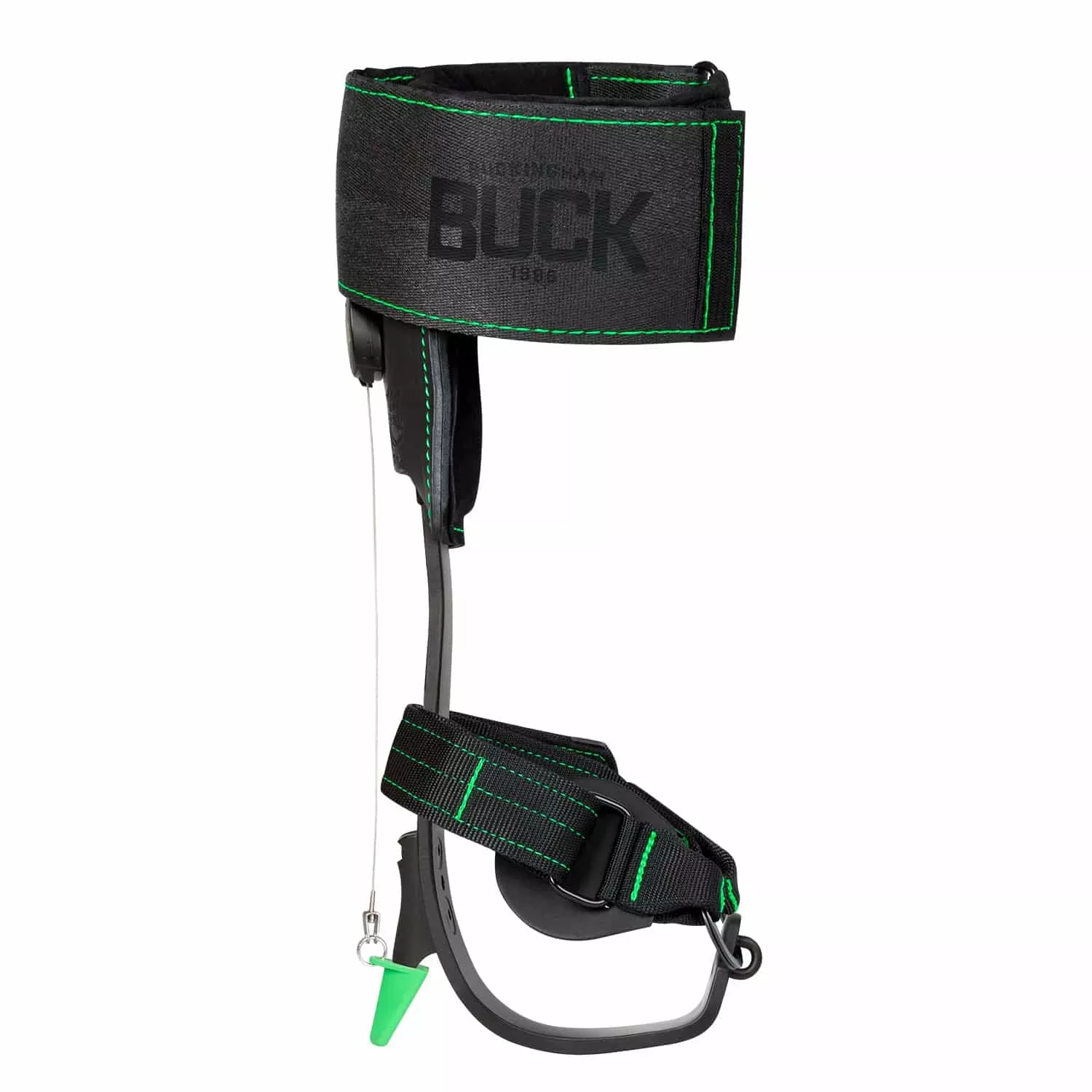 BuckLite™ Titanium Pole Climber Kit with GRIP™ and Hook and Loop Foot Straps™ – TBG94K1GV-BL
