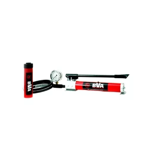 BVA 25 Ton 4" Stroke Hydraulic Cylinder Set with P1000 Hand Pump SP10-2504