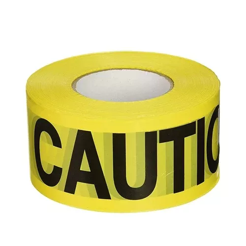 CH Hanson 1000' 5 Mil Caution Caution Yellow Barricade Tape 16000