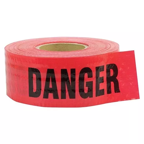 CH Hanson 500' Reinforced 5 mil Red Danger Tape 16031