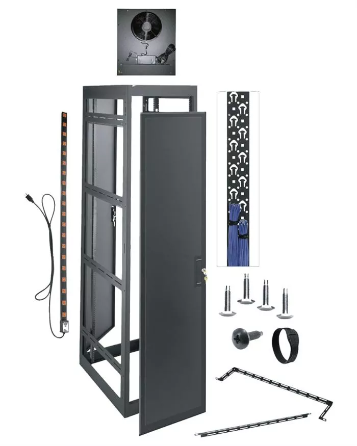 CONFIGURED AV RACK, 44SP, 26D ADD-BAY