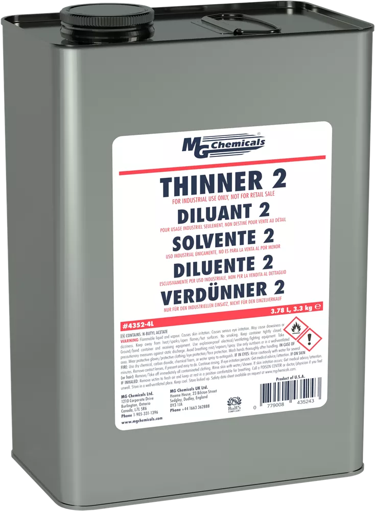 Conformal Coating Thinner 2, 3.8 L (1 galloon) liquid