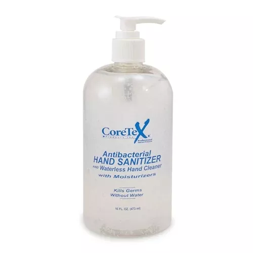 CoreTex 16oz Gel Hand Sanitizer Anti-Bacterial w/ Pump 23616-C