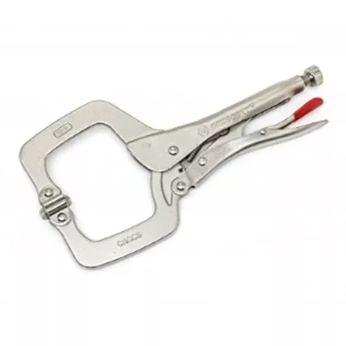 Crescent 11" Locking C-Clamp with Swivel Pad Tips C11CCSVN
