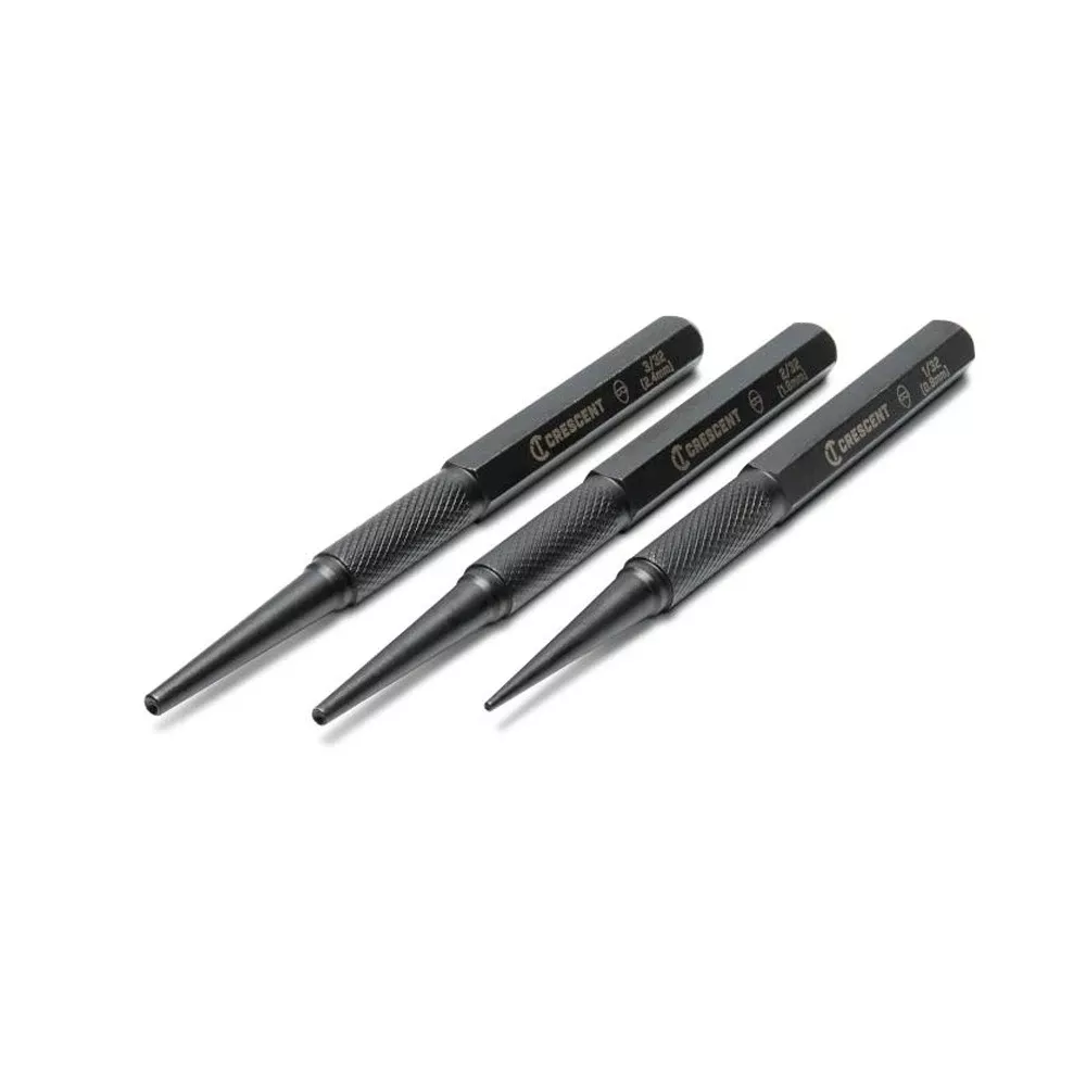 Crescent 3 Piece Steel Nail Punch Set CNPS12332S