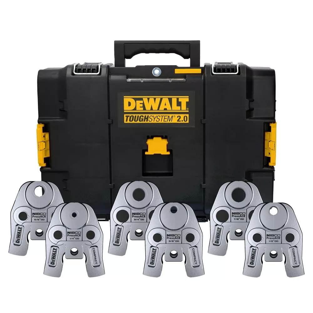 DeWalt 1/4" to 7/8" Compact NIBCO PressACR Press Jaw Kit DCE214K