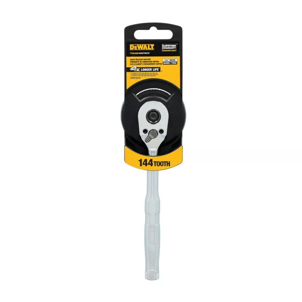 DeWalt 144T 1/4" Qr Ratchet DWMT45019