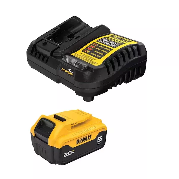 DeWalt 20V MAX* 5Ah Battery and Charger Kit DCB205C