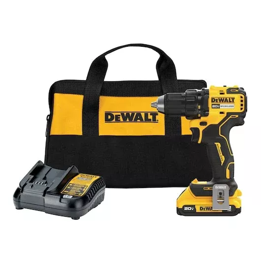 DEWALT 20V MAX Brushless 1/2 in. Cordless Compact Drill/Driver Kit - DCD793D1