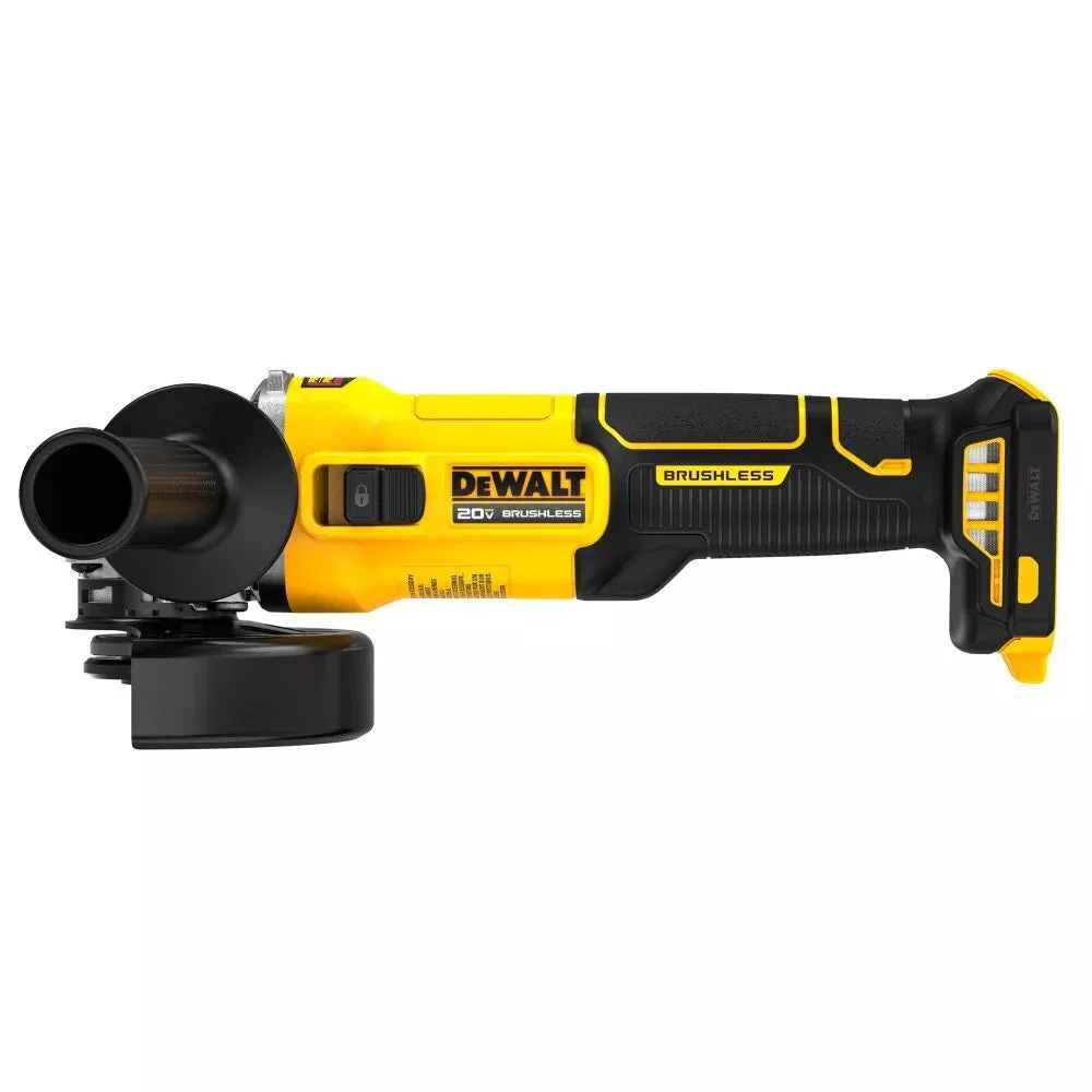 DEWALT 20V MAX XR Brushless Cordless 4-1/2 in. Small Angle Grinder with Slide Switch - DCG407B