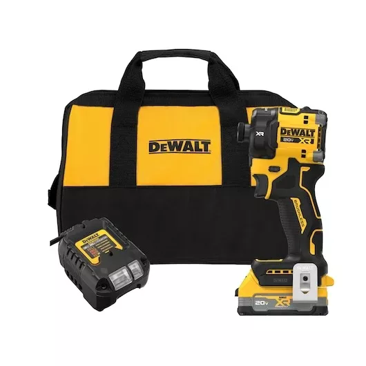 DEWALT 20V MAX XR Brushless Quiet Hydraulic Impact Driver Kit DCF870E1