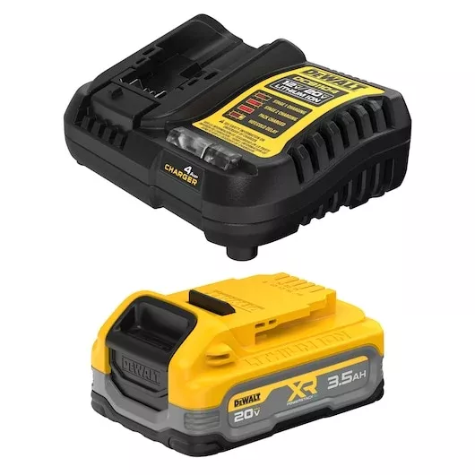DEWALT 20V MAX XR POWERSTACK 3.5Ah Compact Battery and Charger Starter Kit DCBP320C