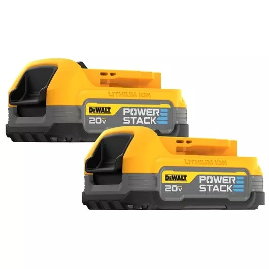 DEWALT 20V MAX* XR POWERSTACK™ Compact Battery 1.7Ah 2-Pack - DCBP034-2