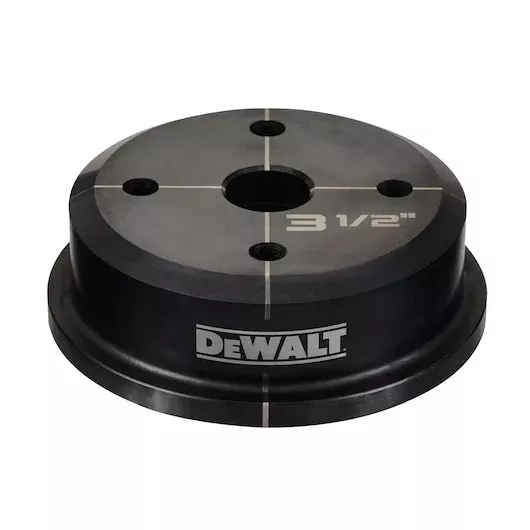 DEWALT 3-1/2" Magnetic Knockout Die for DCE600 Hydraulic Tool - DCE600312D