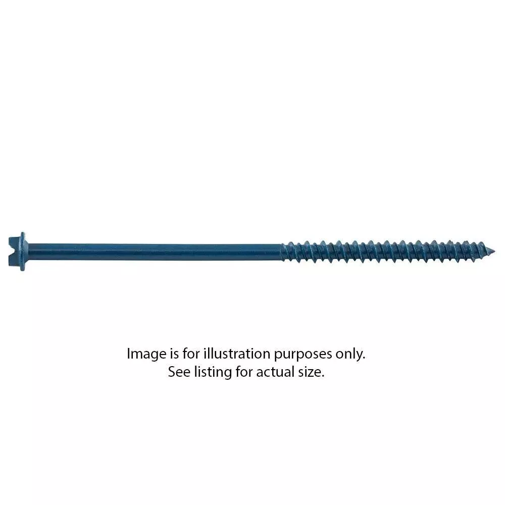 DeWalt 3/16" X 1-1/4" Ultracon+ Hex Washer - Blue (100-Pack) DFM12700